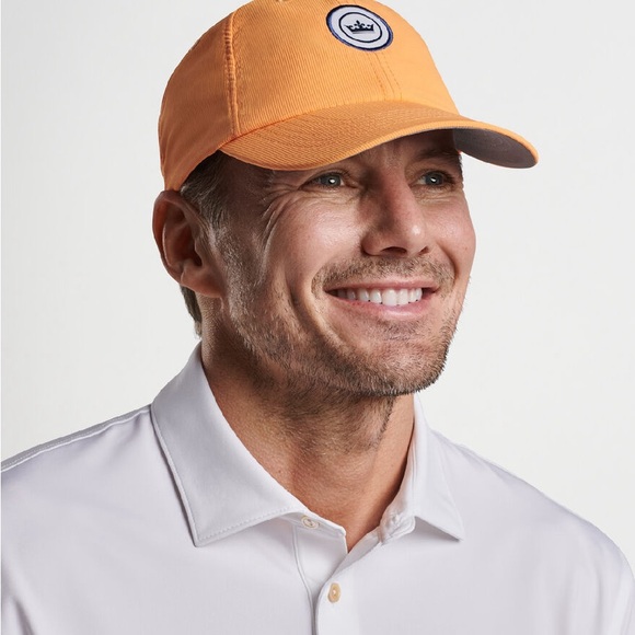 🆕Peter Millar Crown Seal Performance Hat Orange🆕 - Picture 5 of 8